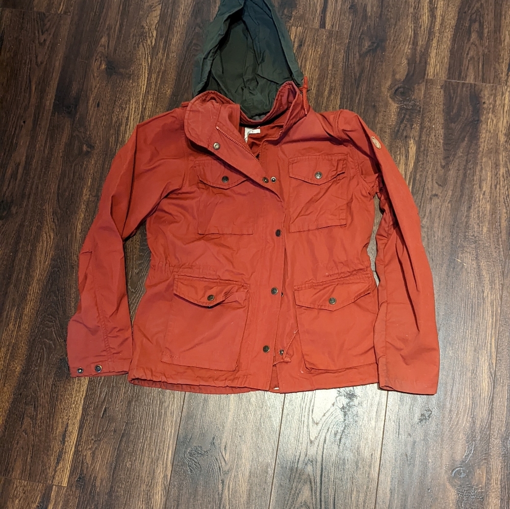 Fjallraven Rust Utility Jacket with Hood